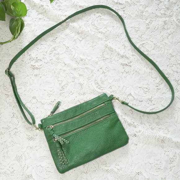 Green & Gold Steve Madden Mini Crossbody Purse - Picture 2 of 14